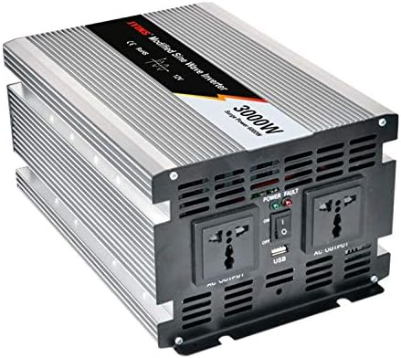 JTIH® DC 12V/24V to AC 110V/220V Corrected Chord Power 3000W Inverter for Environmental Protection Project