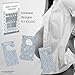 Baby Closet Size Dividers Plastic | Fits Large 2 Inch Rod - Nursery Clothes Organizer, Newborn to 24 Months Gender Neutral Infant Decor Girl or Boy, 7 Closet Labels