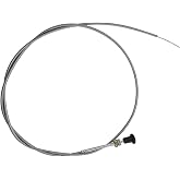labwork 237 Mower Rotary Universal Push Pull Choke Cable for Mowers | 63" Inner, 60" Conduit, 2-3/4" Travel, for Tractors and Utility Equipment