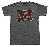 Miller High Life Logo Beer Gray Heather Men's T-Shirt