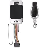 GPS Tracker, Car Kill Switch Anti Theft, GSM SMS GPRS GPS Tracker for Motorcycle Motorbike Vehicle, Cut Off the Oil and Power System Remotely, Locator Tracking Device - Subscription norequired