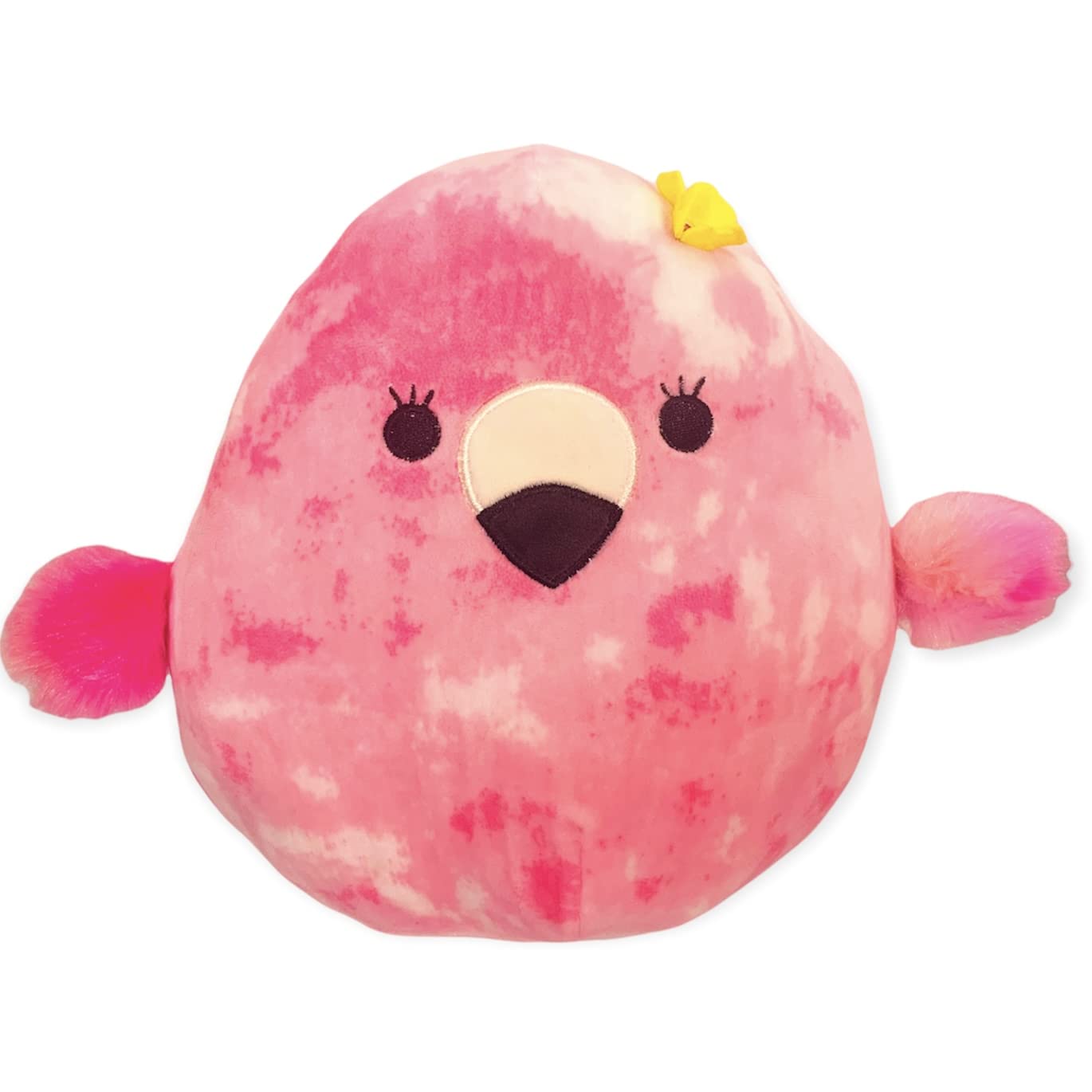 Squishmallows Official Kellytoy Plush 8 Inch Squishy Soft Plush Toy Animals (Cookie Tye Dye Flamingo)