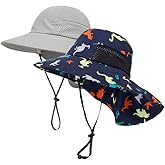 Toddler Sun Hat Baby Beach Hat Summer UPF 50+ Protection Caps for Boys Girls Wide Brim Neck Flap Outdoor Play Hats