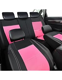 Asiento de coche cubre ajuste universal para coches nuevo coche Pass Skyline Piel Sintética, SUV, vehículos, Hot Pink