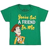 Toy Story You've Got a Friend In Me Juvy T-shirt - Woody, Green (3T)