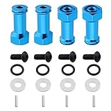 Aluminum 12mm Hex Hub Extension Adapter Wheel Spacer Widener For 1/18 WLtoys A959 A949 A969 A979 RC Car Upgrade Parts