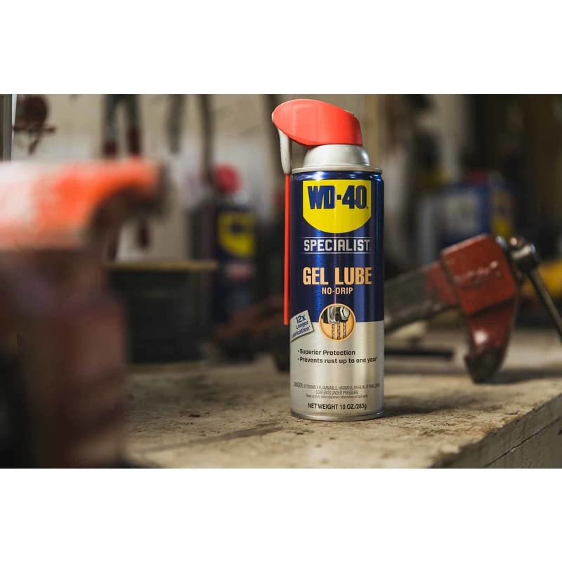 WD-40 Specialist Gel Lube with SMART STRAW SPRAYS 2 WAYS, 10 OZ