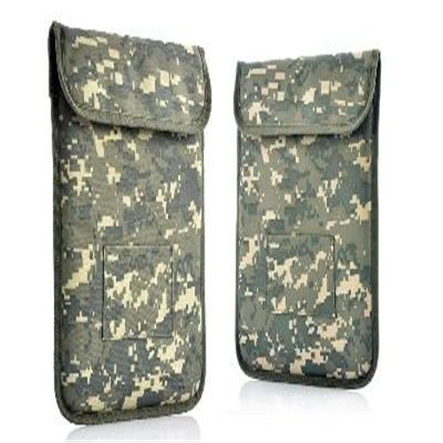 Toptekits D100 Army Camouflage Protective Anti-Radiation Anti-Tracking Anti-Spying GPS RFID Signal Blocking Pouch Case Bag for 7-10 Inches Tablets