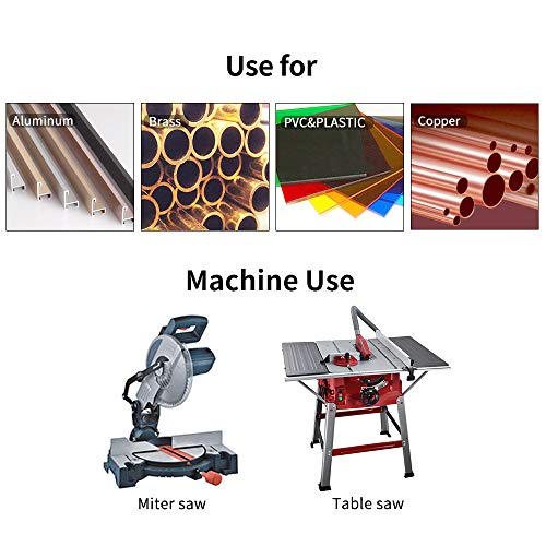 10-Inch 100T Carbide Tooth TCG for Aluminum Saw Blade with 5/8-Inch Arbor photo 11