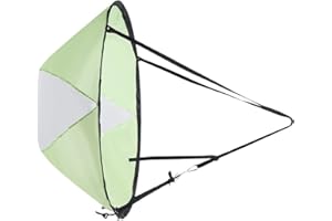 VALINK Kayak Sails, Durable Kayak Boat Wind Sail Canoe Paddle Board Sail With Clear Window, Easy Setup & Deploys Quickly, Compact & Portable