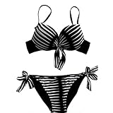 Wicky LS Women's Sexy Straps Swimsuit Swimwear Bikini Set Push Up Halter Bikini