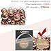 AMS 40ct Christmas Ball Plated Ornaments Tree Collection for Holiday Wedding Party Decoration(40ct Pearl, Rose Gold)