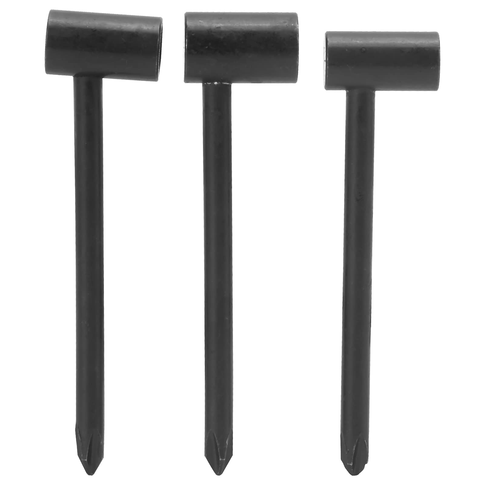 Yosoo Health Gear Guitar Truss Rod Adjustment Tool, 3PCS Guitar Truss Rod Wrench 7mm 8mm 6.35mm Luthier Screwdriver for Taylor Guitars (Black 6.35MM+7MM+8MM three sets)