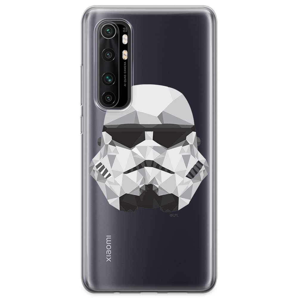 ERT GROUP mobile phone case for Xiaomi MI NOTE 10 Lite original and officially Licensed Star Wars pattern Stormtrooper 008 optimally adapted to the shape of the mobile phone, partially transparent