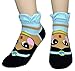 JJMax Princess Series Character Socks: Elsa, Anna, Ariel, Snow White, Jasmine, 5 Princesses Set, One Size