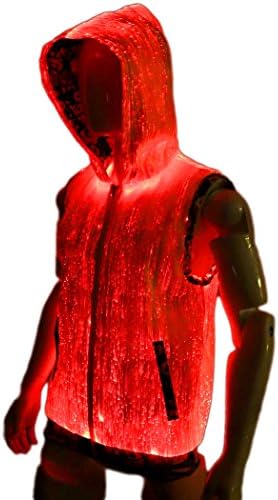 YOUR MIND YOUR WORLD Light Up Hoodie For Men EDM Clothing Mens Hoodies Burning Man Clothes