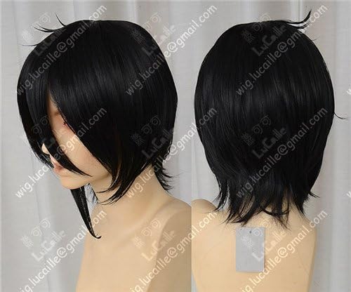 Amazon 黒執事 セバスチャン ミカエリス ふわふわ 耐熱 コスプレウィッグ ウィッグ かつら アニメ コスチューム 大人気 かっこいい ウェッグ コスプレ 仮装 通販