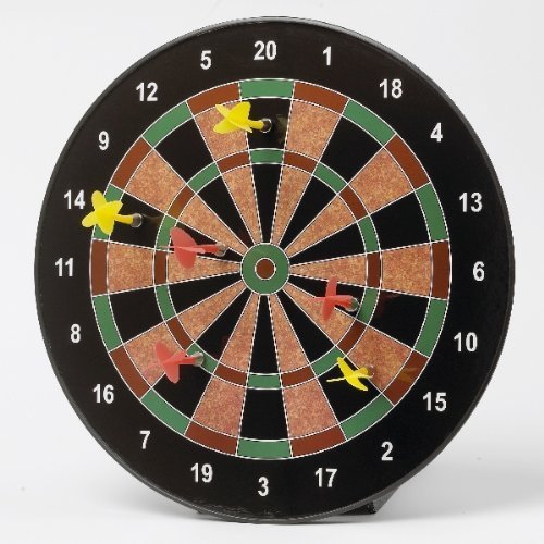 18" Official Size Dartboard With 6 Darts Included Child Kids