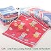 Anikea Kids Hooded Beach Bath Towel, 100% Cotton, 27.5 x 55 Iches, Shark