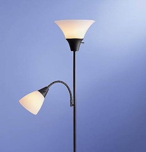 torchiere floor lamp with task light