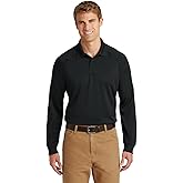 CornerStone Unisex Select Long Sleeve Snag-Proof Tactical Polo | Relaxed Fit Work Shirt for Men & Women, Pen Slots, Mic Clips