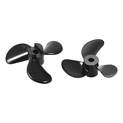 Amazon Com Uxcell Rc Boat Cw Propeller 3mm Shaft 3 Vanes 32mm 1 4