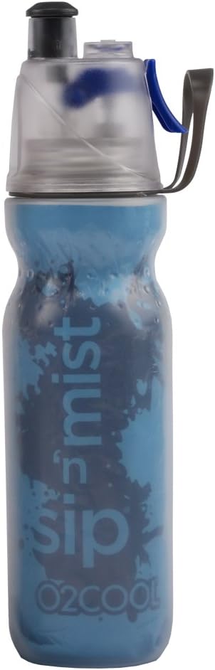 O2 Cool Double Wall Mist 'N Sip 20 oz. Water Bottle