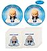 Baby Boss Themed Party Supplies Set Disposable Plates and Napkins- Baby Boss Cake Plates Birthday Party Decorations for Boys Girls and Baby Shower 20 Serves