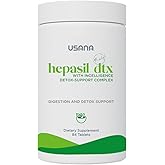 USANA - Hepasil DTX with InCelligence - Support Complex for Comprehensive Health, Protection, Wellness & Vitality - 84 Tablets (28-Day Supply)
