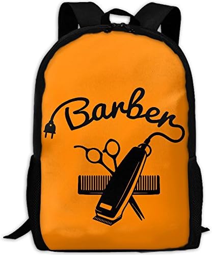 I Am Barber Unisex Classic Briefcase Laptop Travel Hiking Backpack School Multipurpose Bags Stylish Durable Daypacks