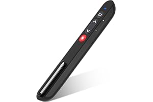 NINJAABXY Presentation Clicker Remote Pointer Cat Toy, Wireless Presenter Remote Presenter Clicker USB Control for PowerPoint Presentations, PPT Clicker Remote with Red Light Pointer for Cats Dogs