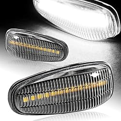 HK5 Pair Clear Lens Turn Signal Side Marker Light