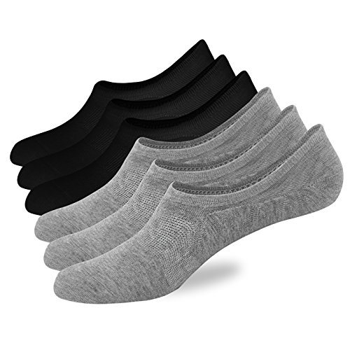 Men s no show socks low cut non slip thin casual cotton…