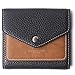 Borgasets Women's RFID Blocking Small Compact Bifold Leather Pocket Wallet Ladies Mini Purse (Black)