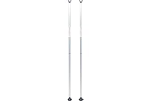 Tourna Single Sticks for Tennis, Portable Design, Chrome