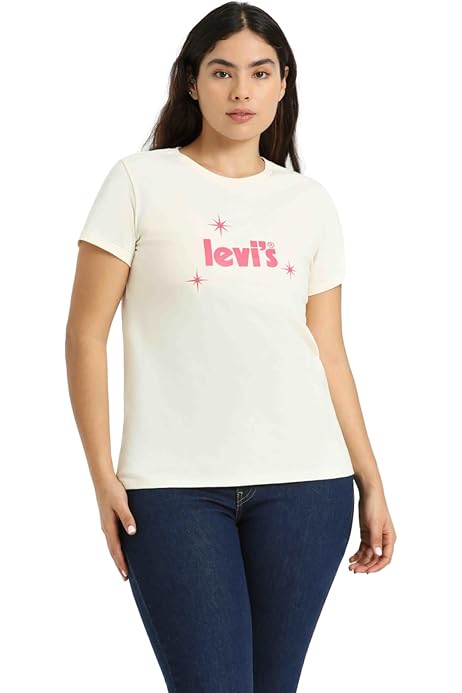 Levis Playera Mujer Camiseta De Mujer Levi's Con Logo Y Manga