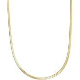 gorjana - Venice Mini Necklace 16" - 18k Gold Plated - Elegant Herringbone Design - Timeless Style - Versatile Layering - Durable and Lightweight