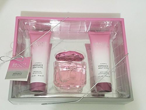 KIT Ve rsace Bright Crystal body lotion shower gel Travel Set 3.4 Perfume lotion