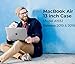 Kuzy MacBook Air 13 inch Case 2019 2018 Release A1932 with Keyboard Cover for 13 inch MacBook Air Case with Retina Display Hard Shell, Crystal Clear