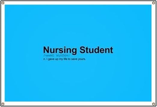 Amazon Com Cafepress Nursing Student Definition Vinyl Banner 44