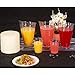 Clear Disposable Plastic Cups 8 Oz. Pack Of (100) Fancy Hard Plastic Cups - Party Accessories - Wedding - Cocktails- Tumblers