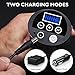 QITONG Electric Portable Air Compressor, Hand-Held 12V Digital Tire Inflator Build in Li-ion Battery. Pump to 150 PSI. Tire Pressure Monitor and Preset (V2018)