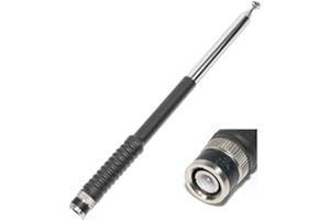 AEcreative 50" Supper Long BNC wideband Telescopic Scanner Antenna for Uniden Radioshack Whistler Receiver