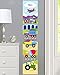 Trains Planes and Trucks Personalized Wall Decal Growth Chart By Olive Kids