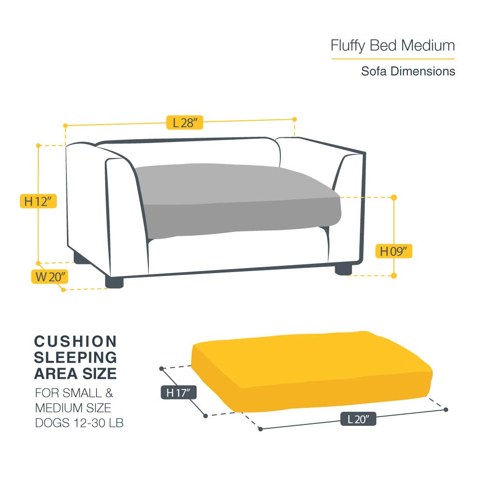 keet fluffly deluxe pet bed
