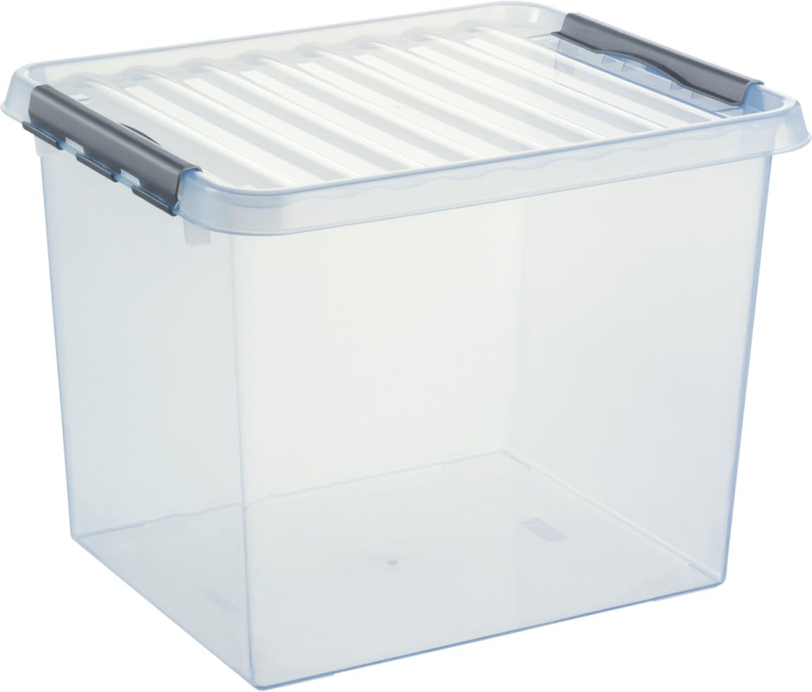 Sunware Q-Line Storage Box 52 Litre Colour, Transparent, One Size