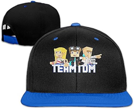 HPDR The Diamond Minecart Children Boys Girls Hip Hop Baseball Hats RoyalBlue