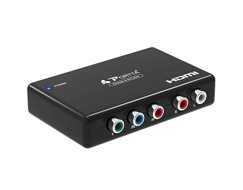 Portta HDMI to Component Converter HDMI to YPbPr Adapter R/L