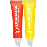 Luna Magic Moisturizing Lip Balm Duo with Jojoba Oil, Vitamin E & Coconut Oil for Dry Lips - Hydrating, Nourishing Lightweight & Sheer Lip Care Formula - Perfect for Daily Use -Mango & Cherry
