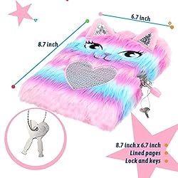 SuperStyle Diary for Girls with Lock and Keys, Cute